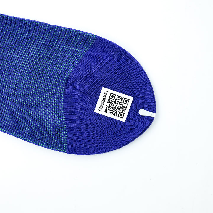 リバーシブルバイカラーロングホーズ PURPLE＆MINT