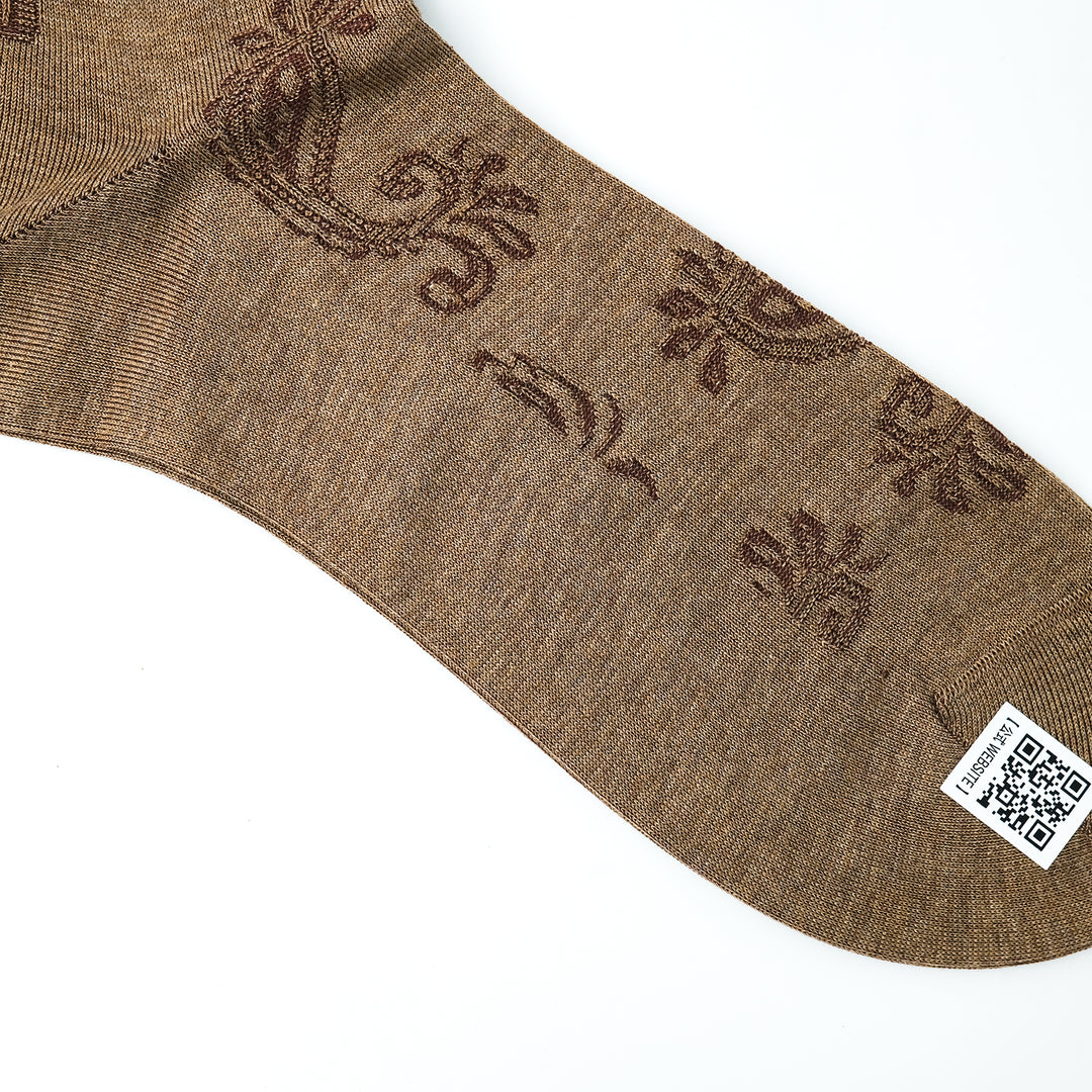 ペイズリーソックス MOCHA