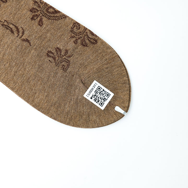 ペイズリーソックス MOCHA