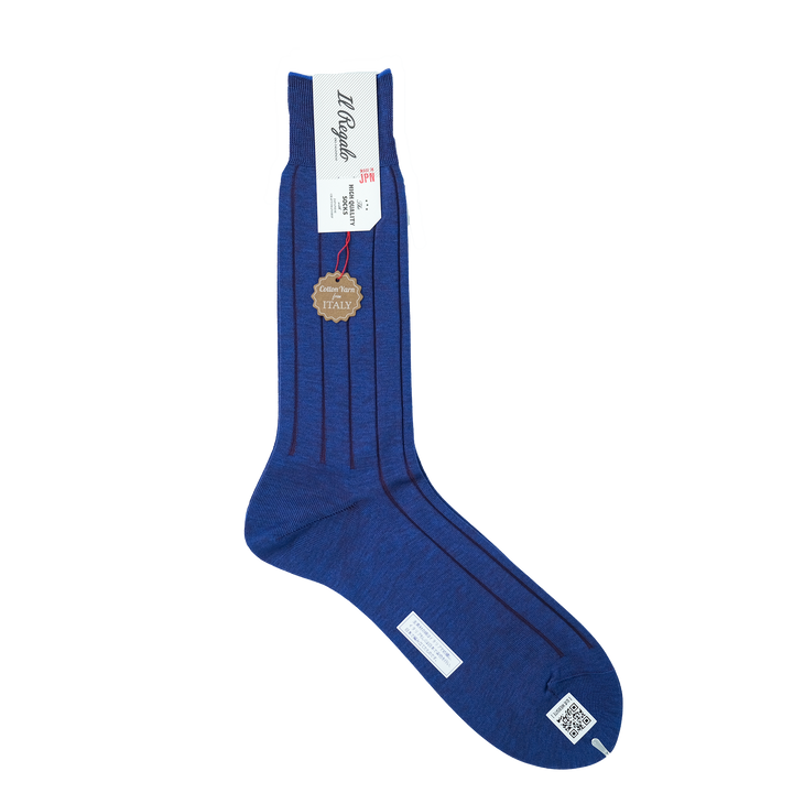 シャドーリブソックス BLUE