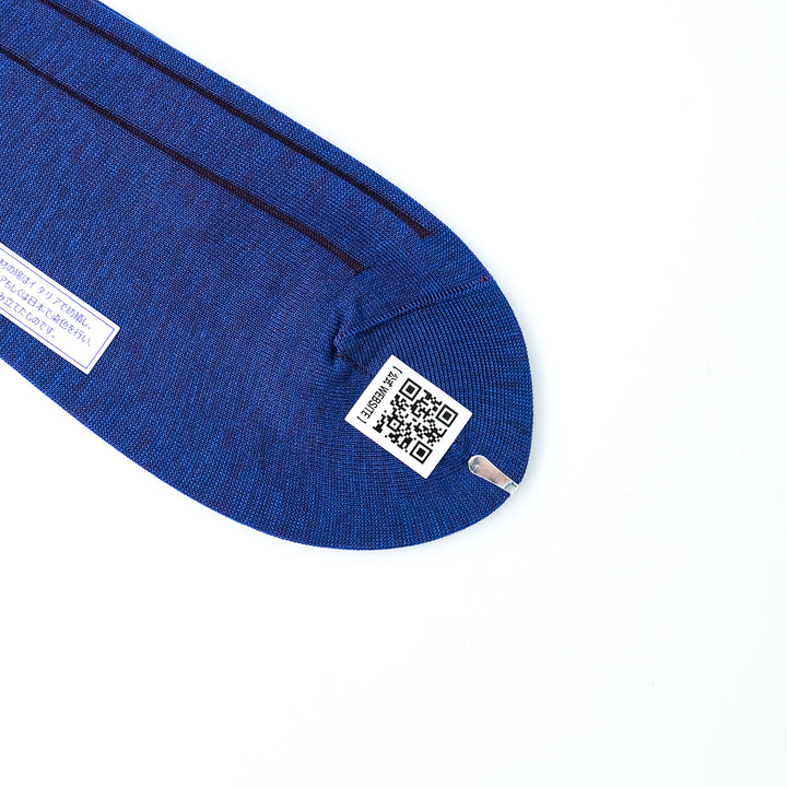シャドーリブソックス BLUE