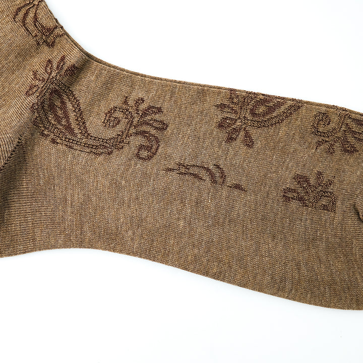 ペイズリーロングホーズ MOCHA