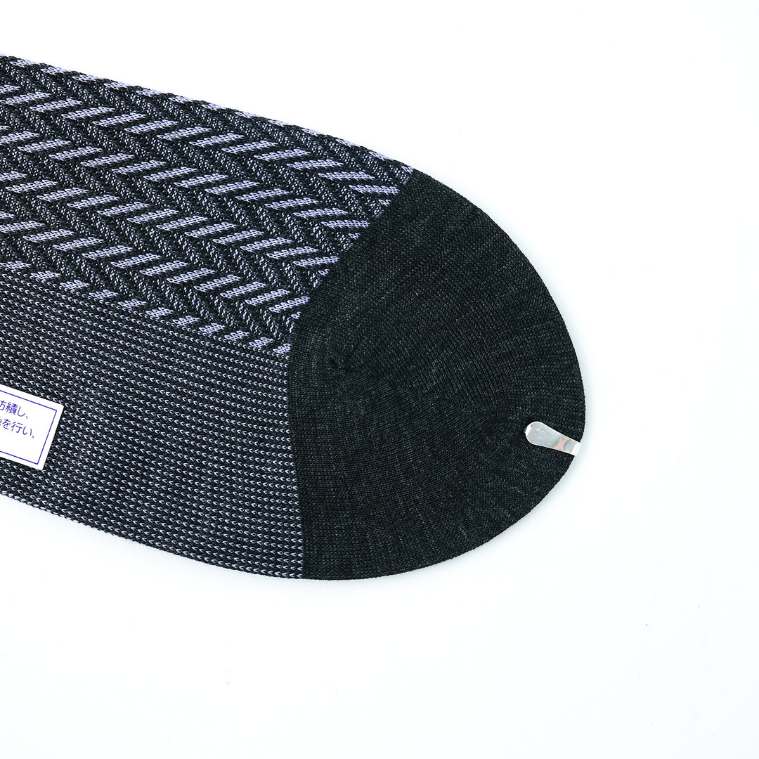 ヘリンボーンロングホーズ D.GREY