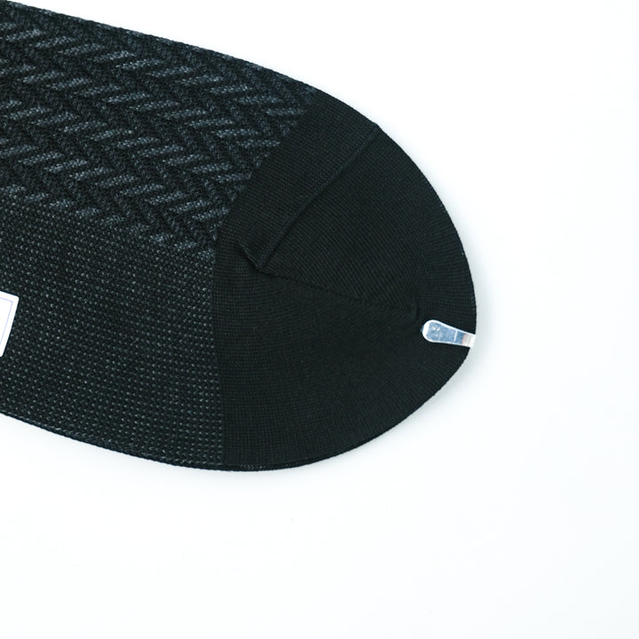 ヘリンボーンロングホーズ BLACK