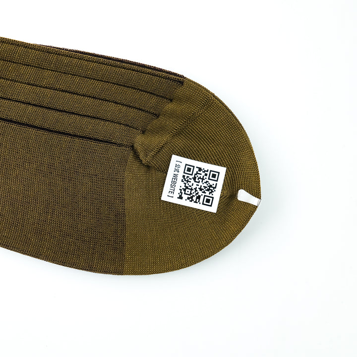 リバーシブルロングホーズ OLIVE&BURGUNDY