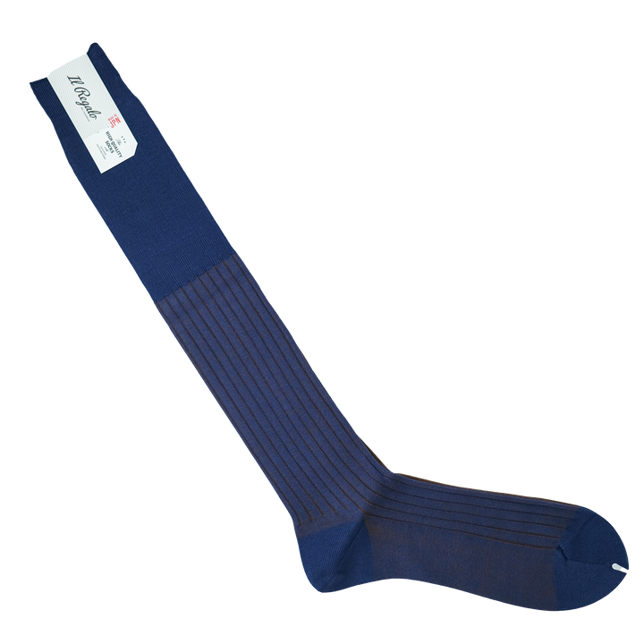 リバーシブルロングホーズ BLUE&AMBER