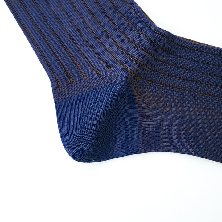 リバーシブルロングホーズ BLUE&AMBER