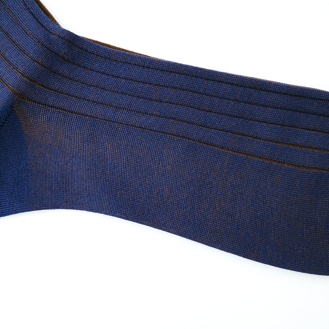 リバーシブルロングホーズ BLUE&AMBER