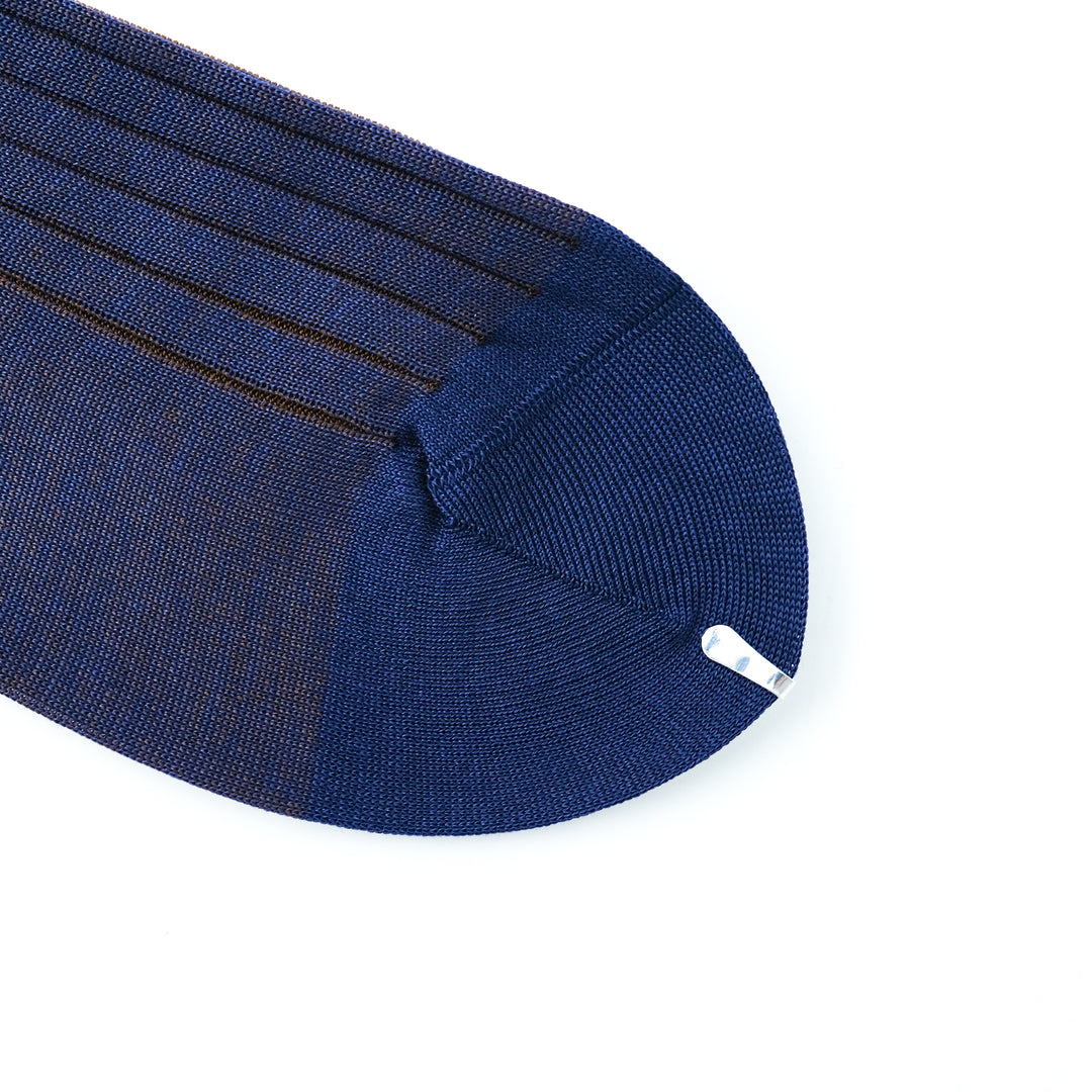 リバーシブルロングホーズ BLUE&AMBER