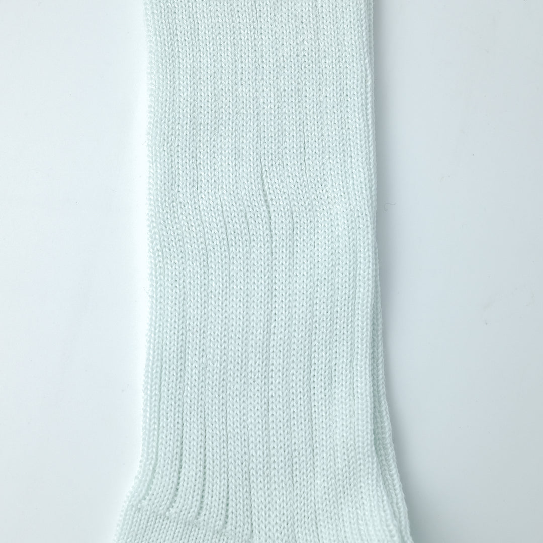 【MENS】MERCERISED COTTON 3×1 RIB SOCKS CLOUD
