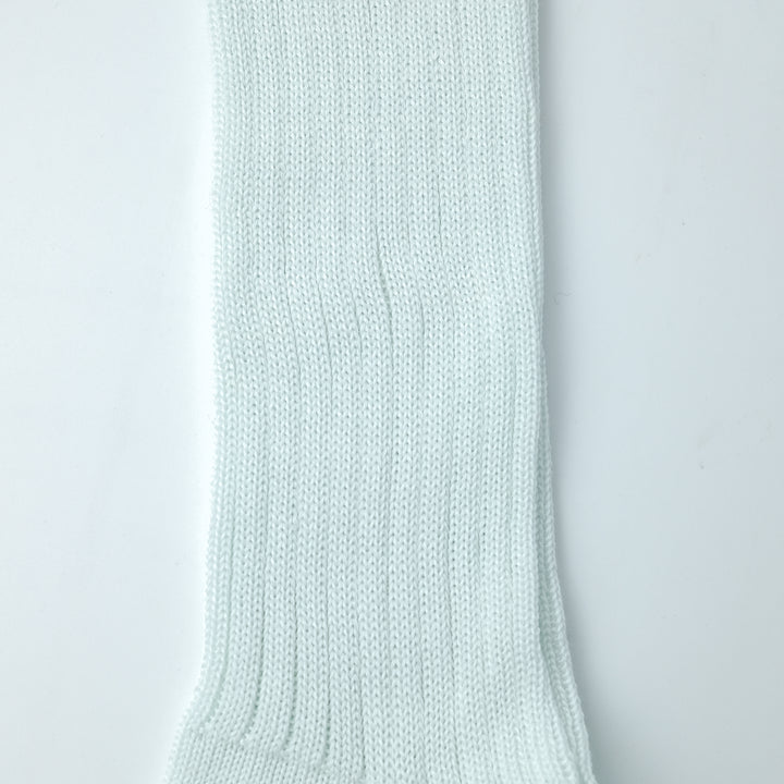 【MENS】MERCERISED COTTON 3×1 RIB SOCKS CLOUD