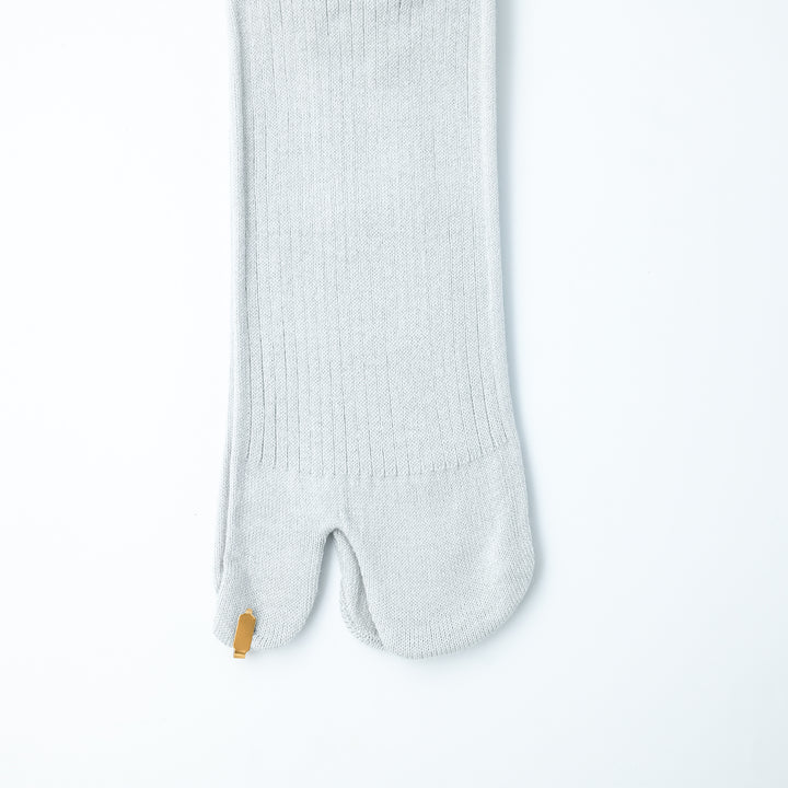 BICOLOR TABI SOCKS L.GRAY