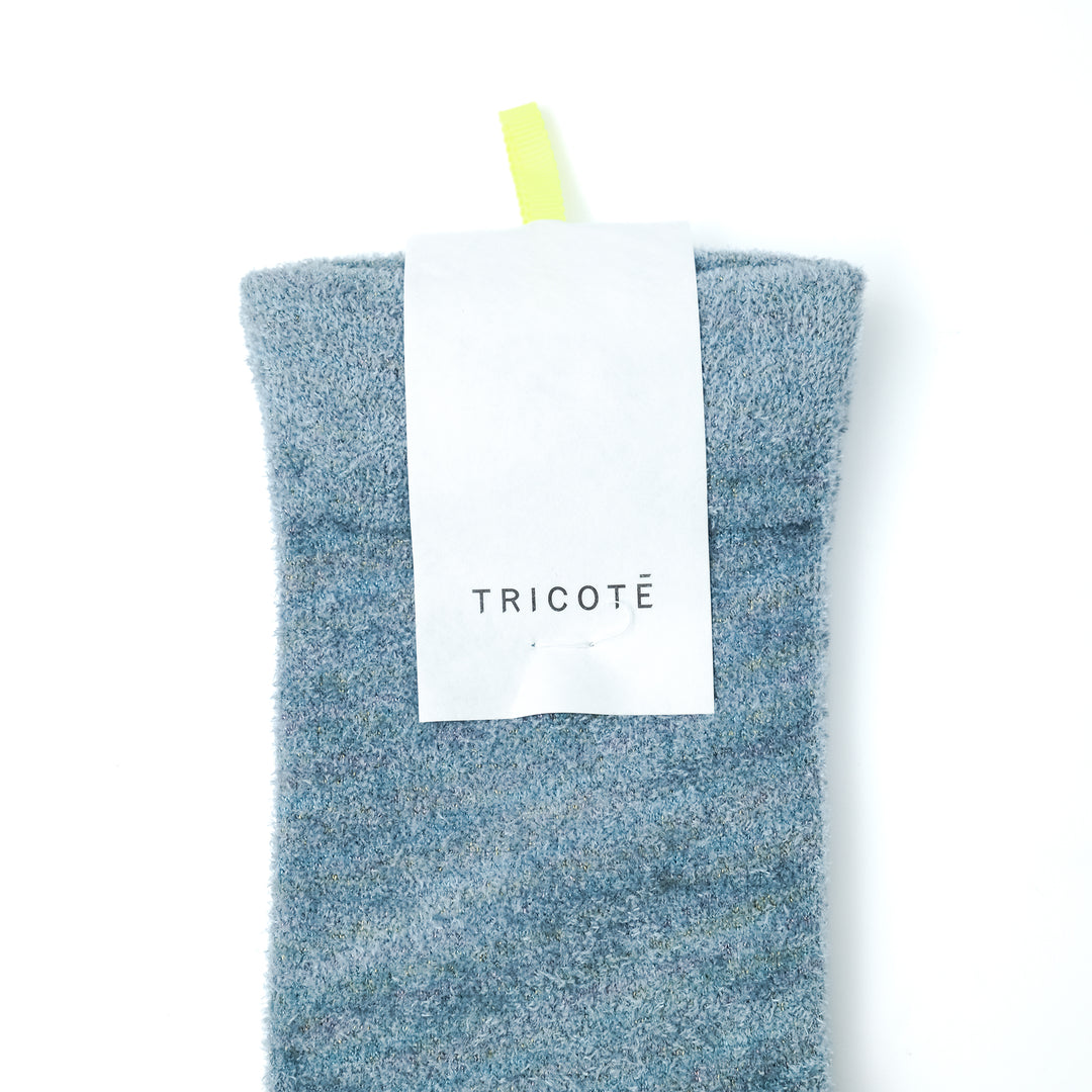 VELOR LAME TABI SOCKS L.BLUE