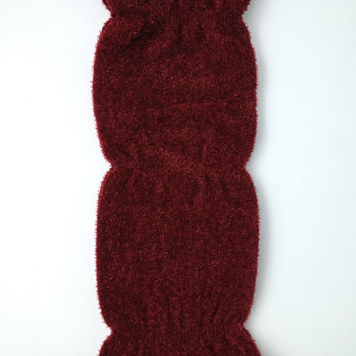 GATHER LOOSE HIGH SOCKS WINE