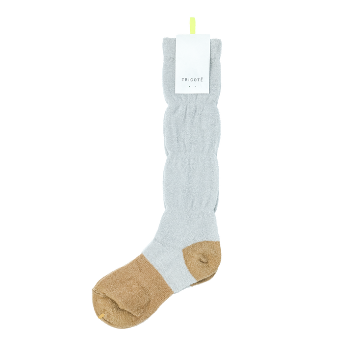 GATHER LOOSE HIGH SOCKS L.GRAY