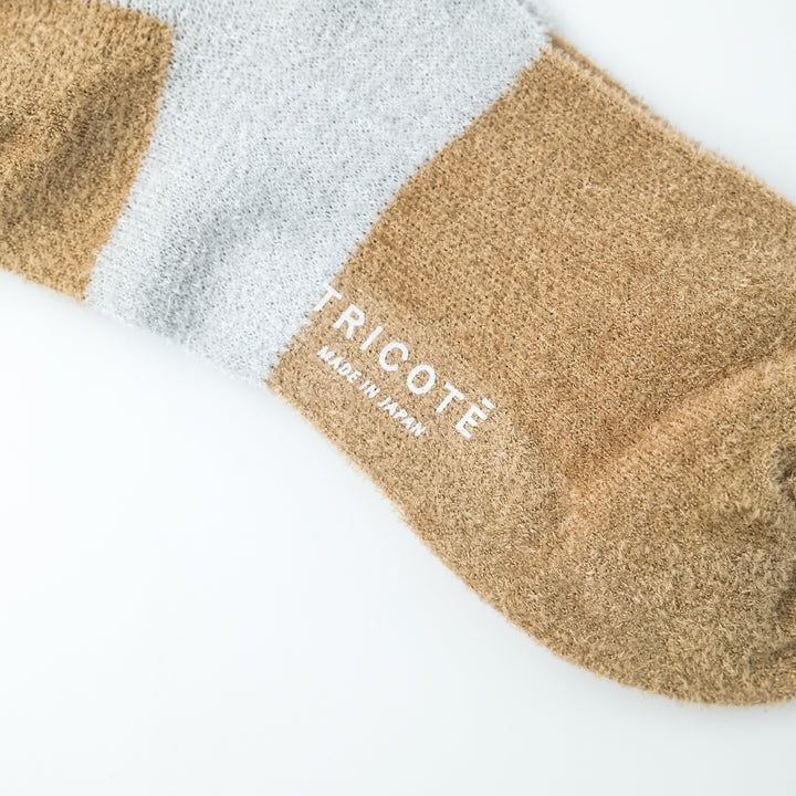 GATHER LOOSE HIGH SOCKS L.GRAY