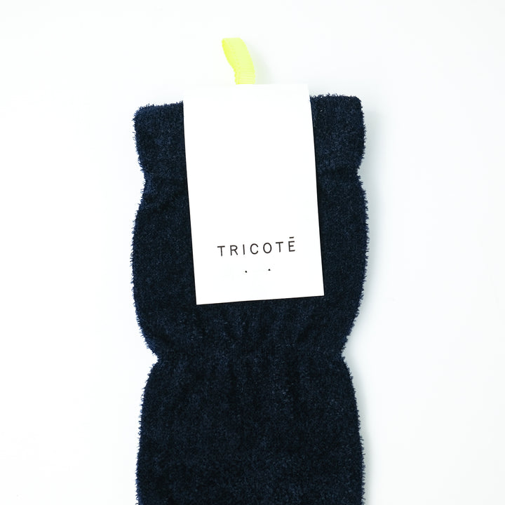 GATHER LOOSE HIGH SOCKS NAVY