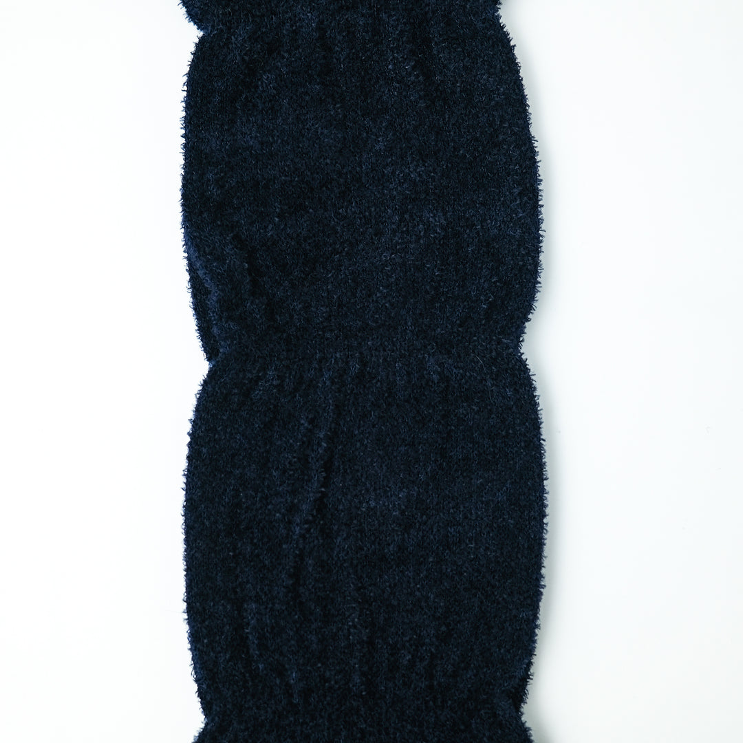 GATHER LOOSE HIGH SOCKS NAVY