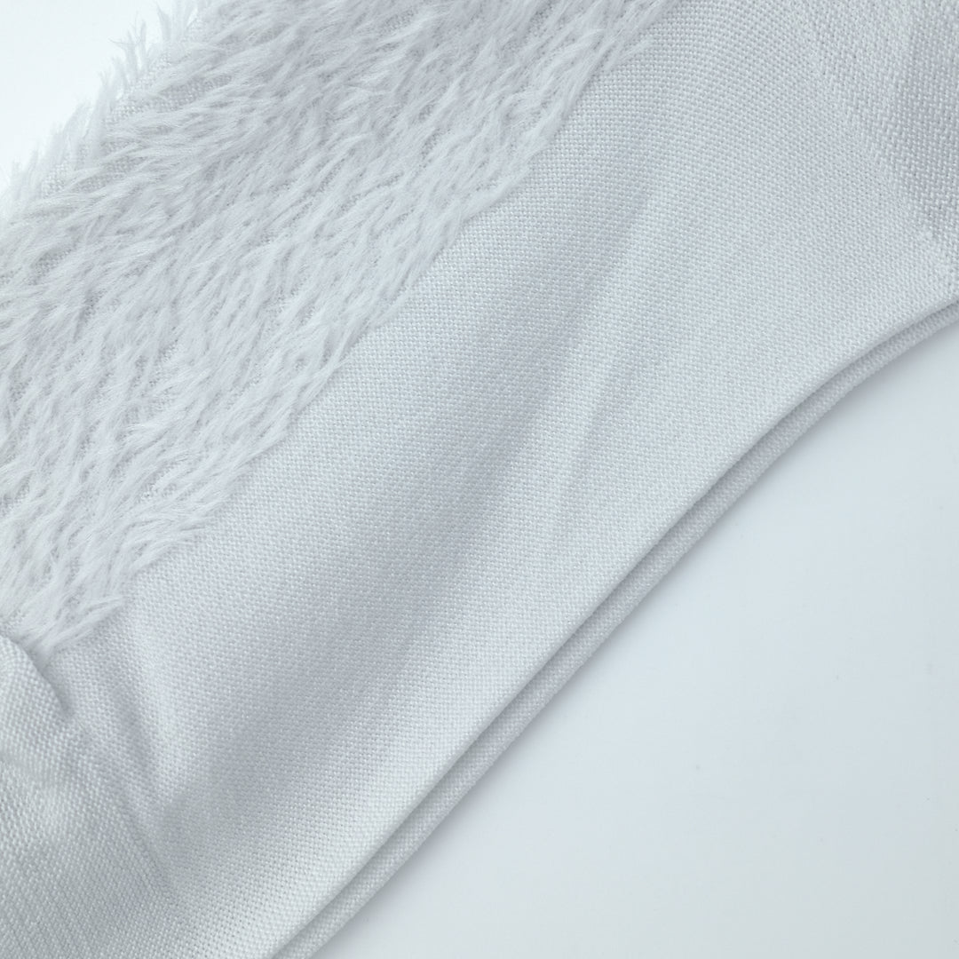 GLITTER LINE FUR SOCKS L.GRAY