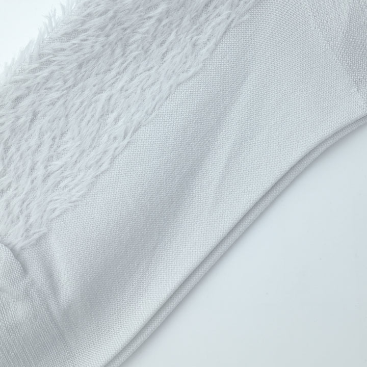 GLITTER LINE FUR SOCKS L.GRAY