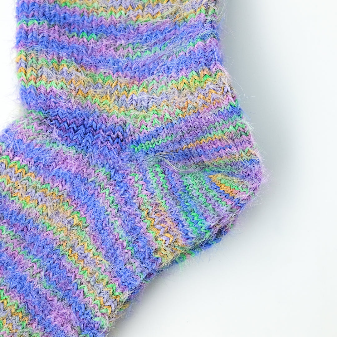 KASURI SHAGGY SOCKS ORANGE