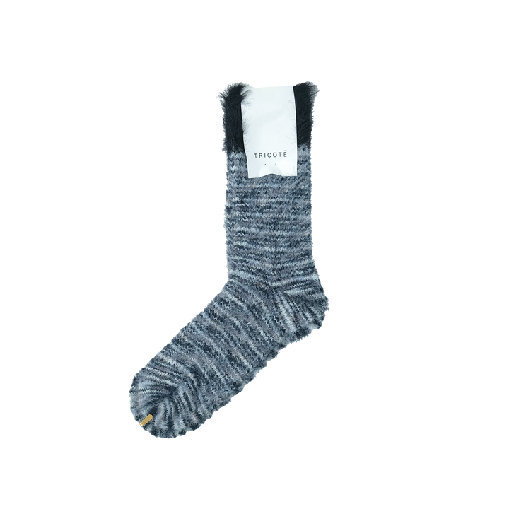 KASURI SHAGGY SOCKS BLACK