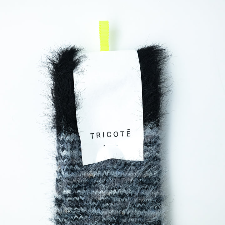 KASURI SHAGGY SOCKS BLACK
