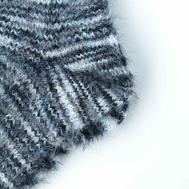 KASURI SHAGGY SOCKS BLACK