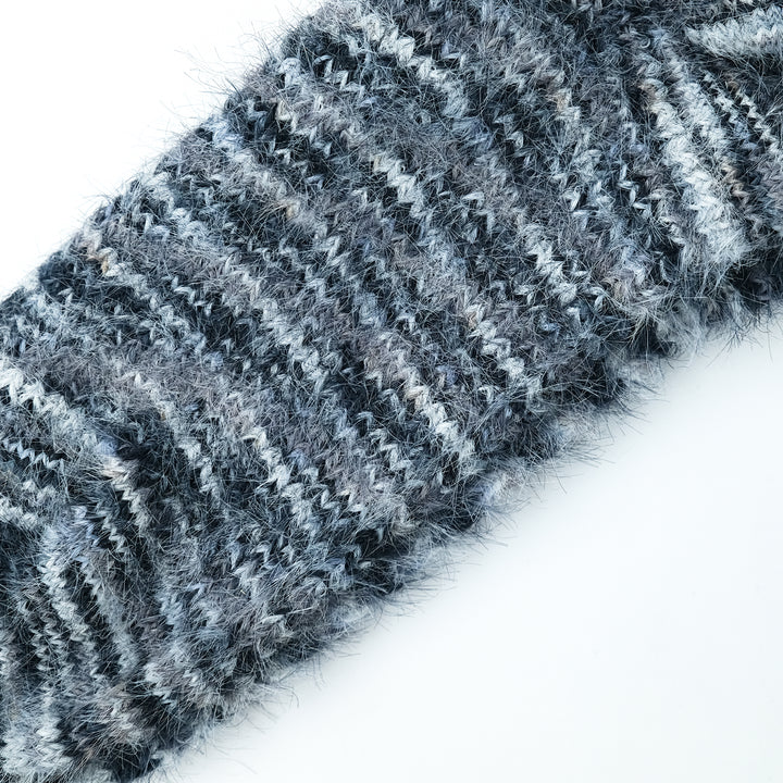 KASURI SHAGGY SOCKS BLACK