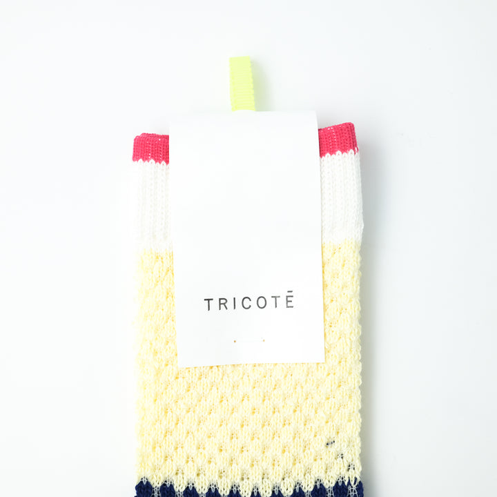 BORDER MESH SOCKS WHITE