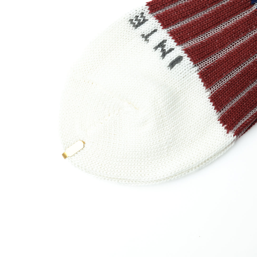 BORDER MESH SOCKS WHITE