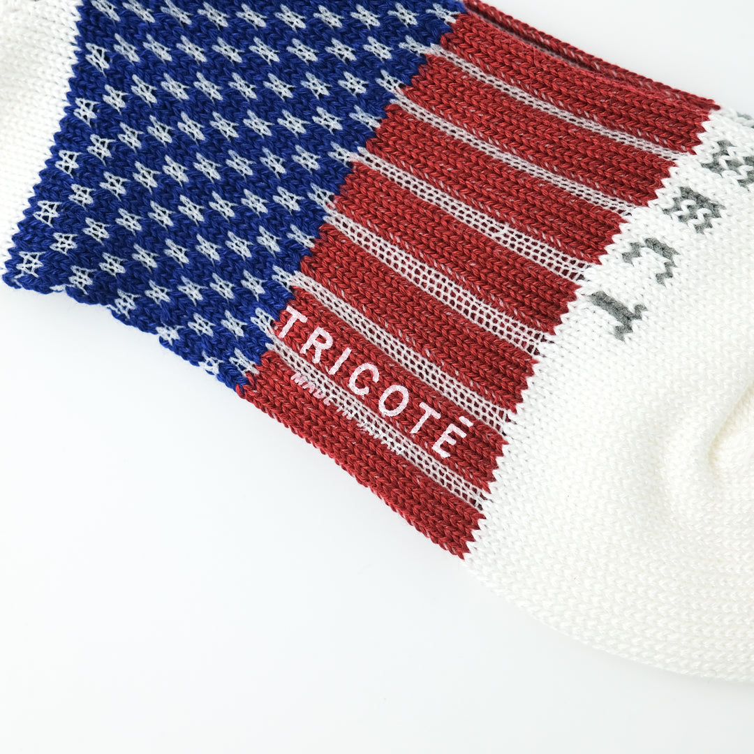 BORDER MESH SOCKS WHITE