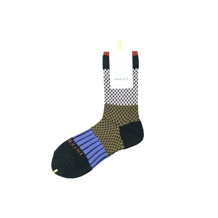 BORDER MESH SOCKS BLACK