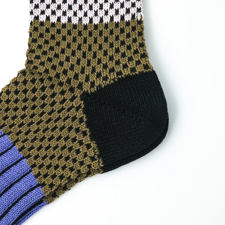 BORDER MESH SOCKS BLACK