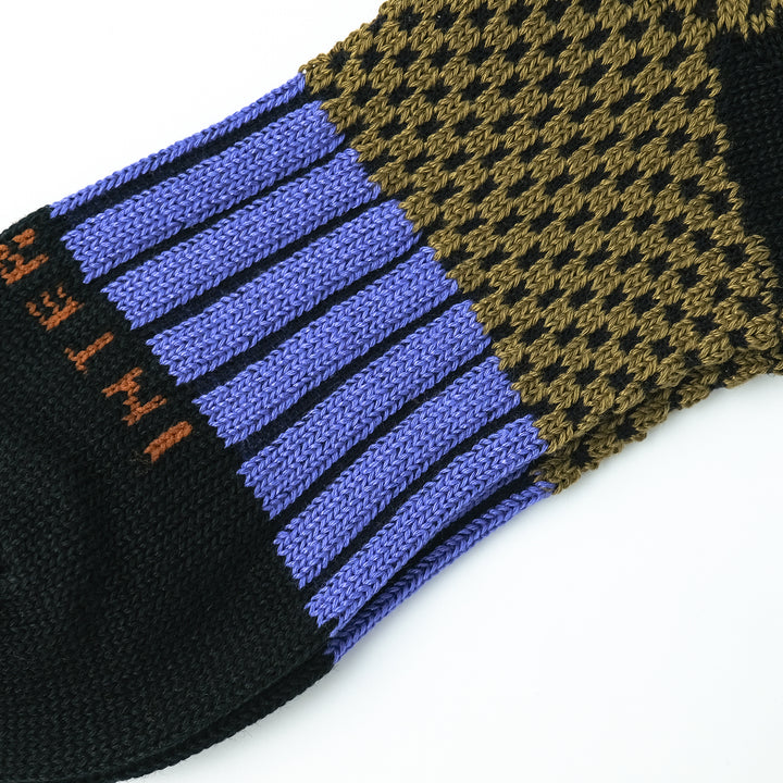 BORDER MESH SOCKS BLACK