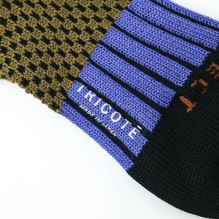 BORDER MESH SOCKS BLACK