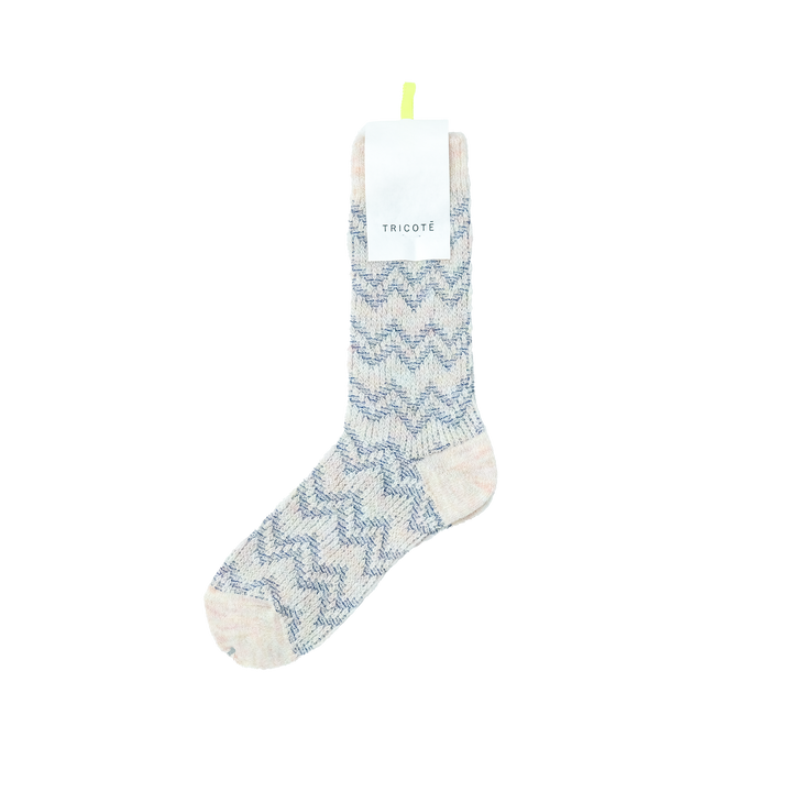 ZIGZAG TAMLINKS SOCKS BEIGE
