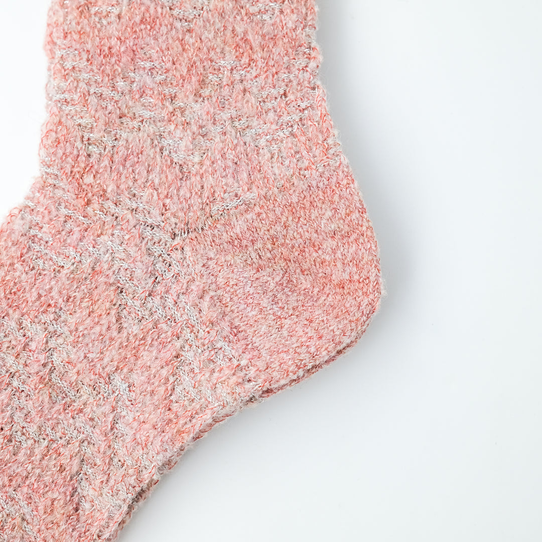 ZIGZAG TAMLINKS SOCKS PINK