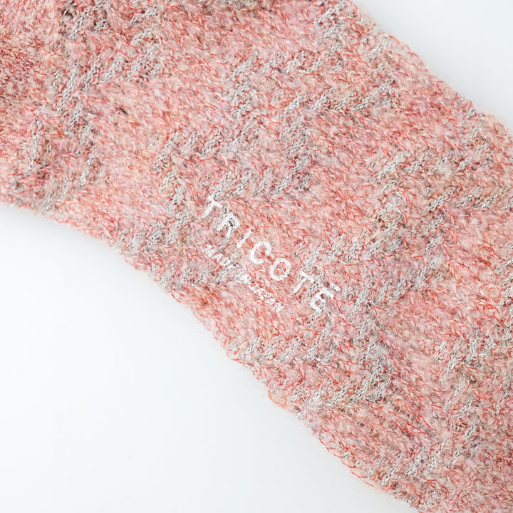 ZIGZAG TAMLINKS SOCKS PINK