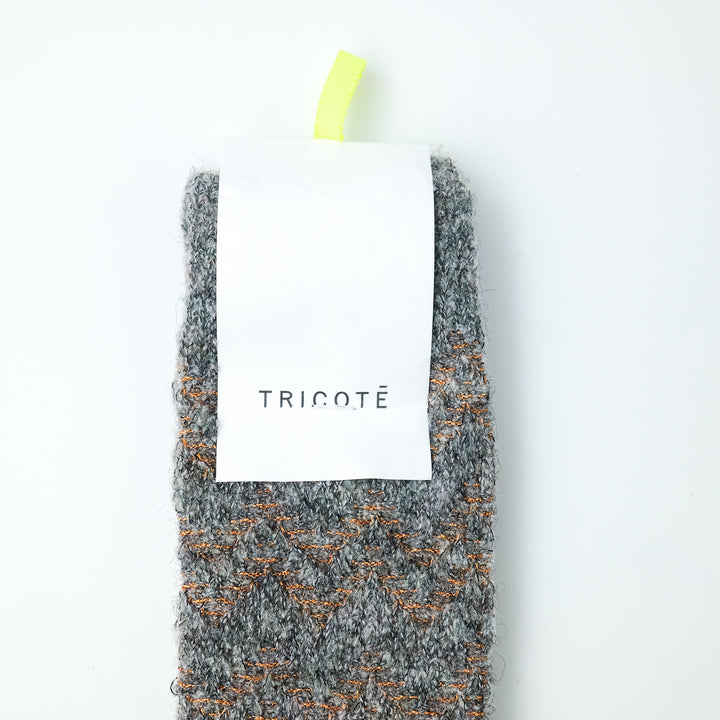 ZIGZAG TAMLINKS SOCKS CHARCOAL