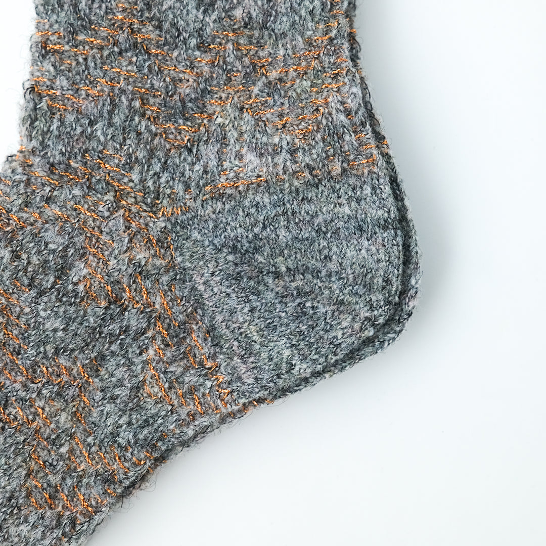 ZIGZAG TAMLINKS SOCKS CHARCOAL