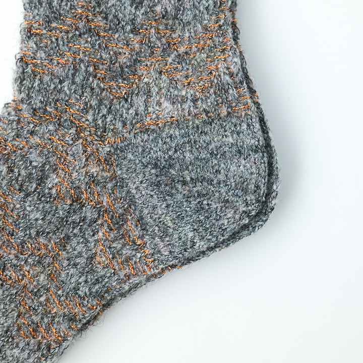 ZIGZAG TAMLINKS SOCKS CHARCOAL