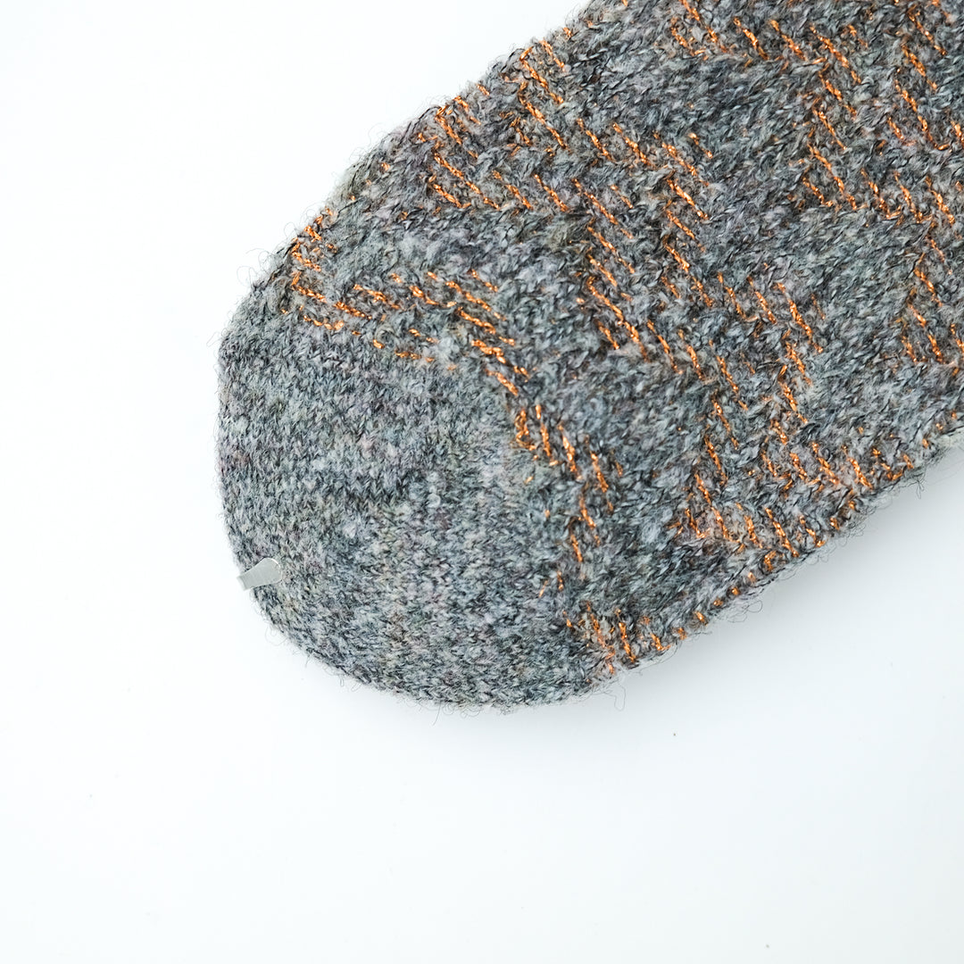 ZIGZAG TAMLINKS SOCKS CHARCOAL