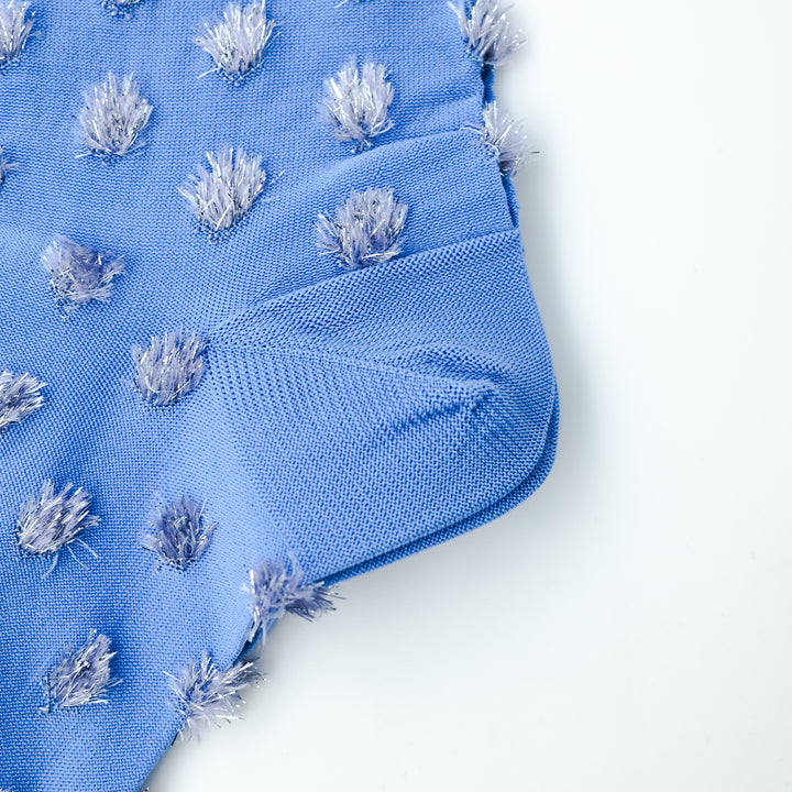 DOT FUR SOCKS L.BLUE