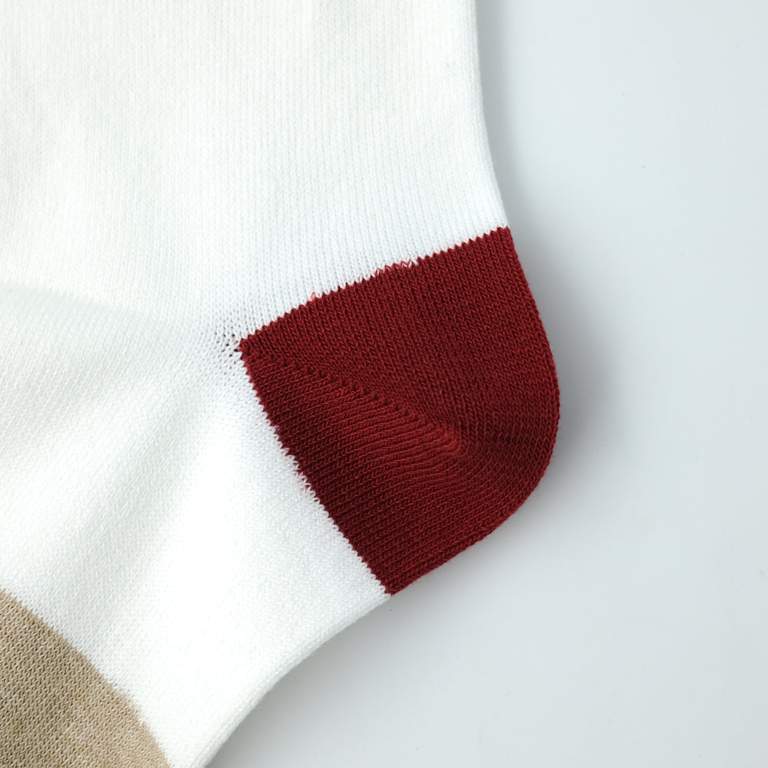 【en】Cotton Socks RED