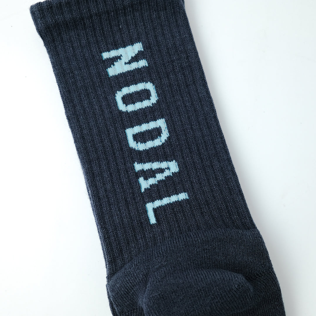 NODAL Logo Socks FADE NAVY×SAX