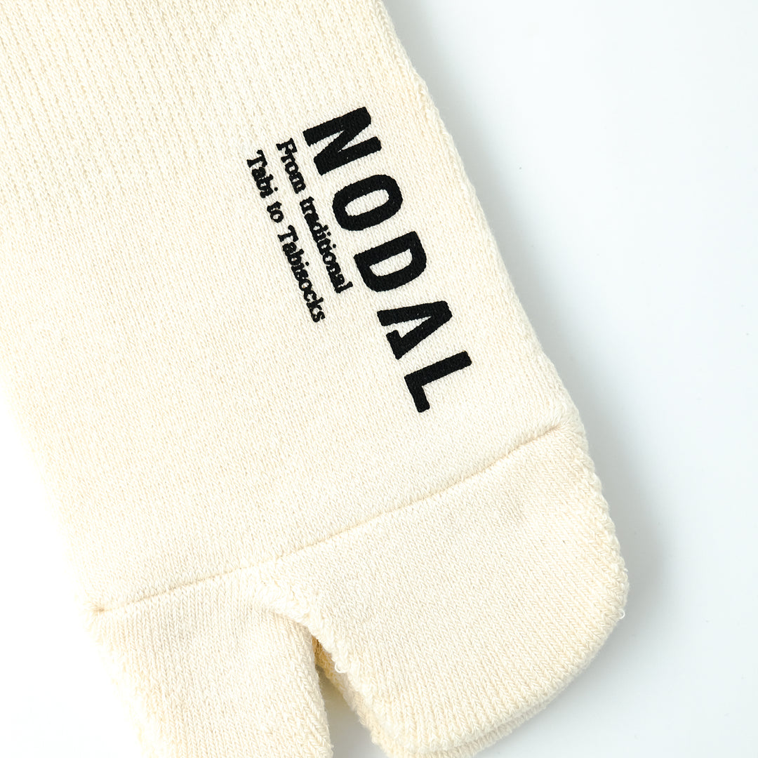 NODAL Logo Socks OATMEAL×PURPLE