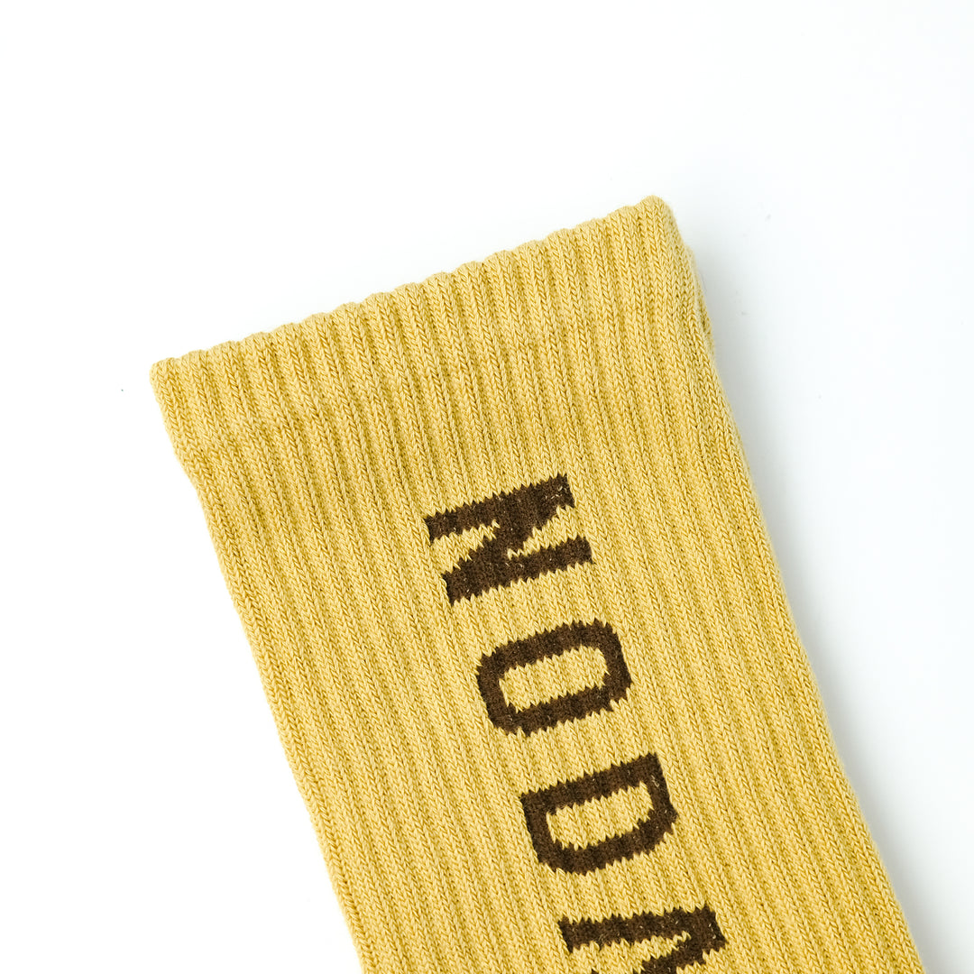 NODAL Logo Socks CAMEL×BROWN