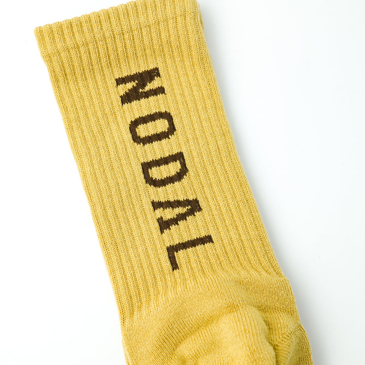 NODAL Logo Socks CAMEL×BROWN