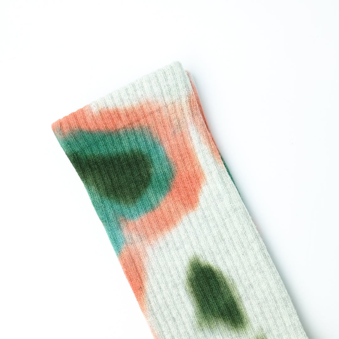 Tie Dye Long Socks PINK